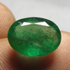 1.90 Ctw / 100% Natural Colombian Emerald Loose Gemstone Faceted Oval size - 7x9 mm